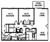2BR/2BA