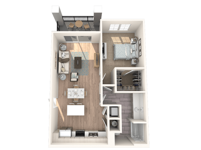 1 bedroom 1 bathroom - Ascot