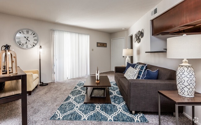 2BR, 2BA - 950SF Living Room