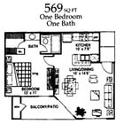 1BR/1BA
