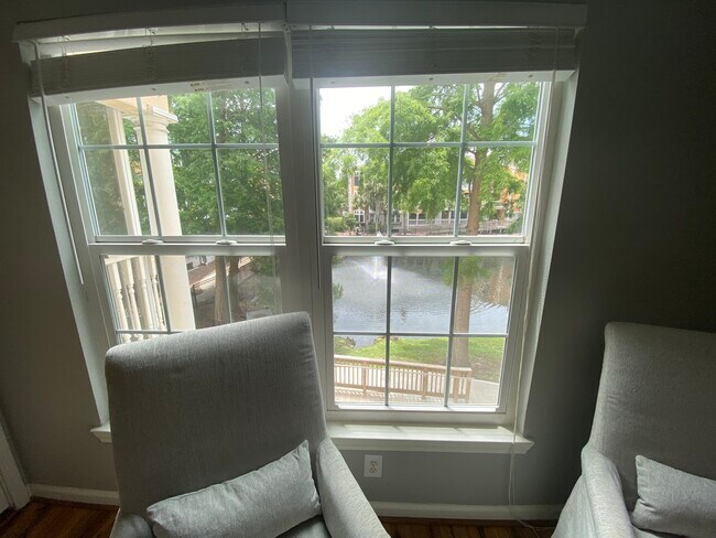 View of the pond from the living room - 1523 Telfair Way Unidad 1523