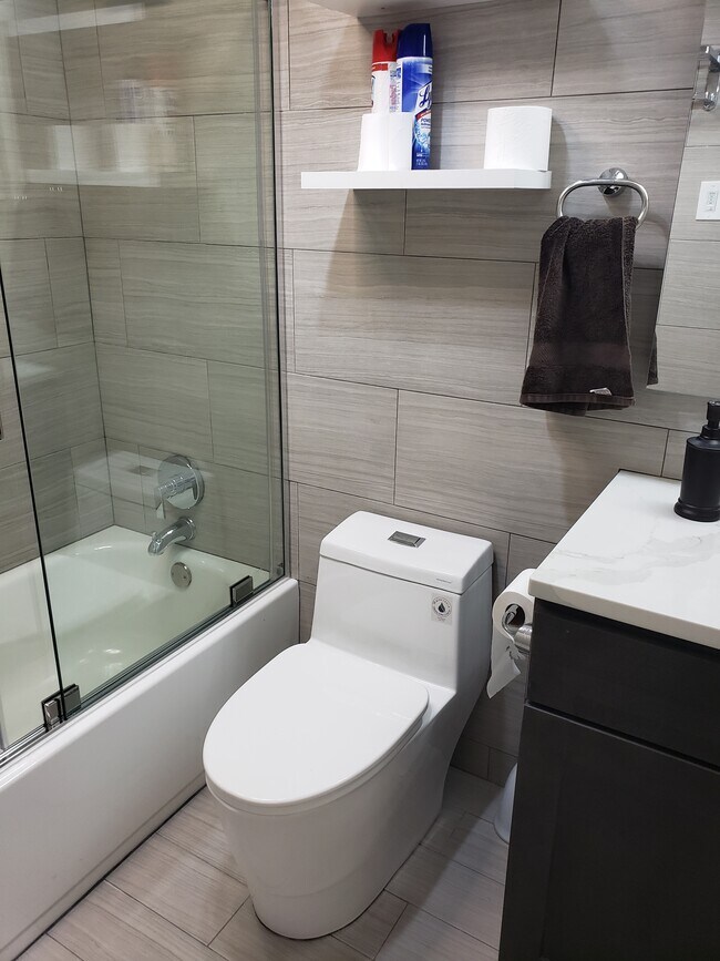 Newly updated bathroom