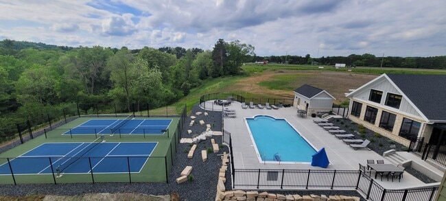 Pool and Pickleball Courts - The Woodspire