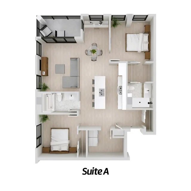 Layout A - Place Centrale