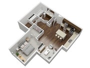 Eisenhower - 1 Bed 1 Bath - 788 Sq. Ft.