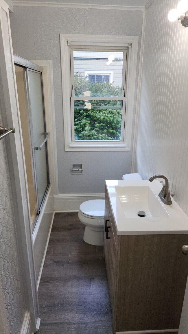 FUlly Renovated Bathroom on First Floor - 303 Clement St