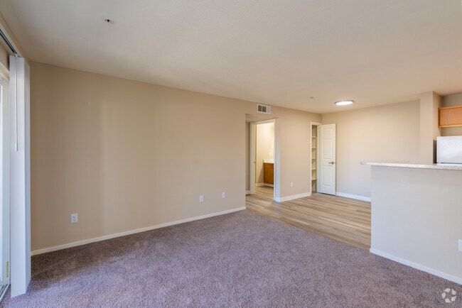 1BR, 1BA - 687 SF - Living Room - Hurley Creek Senior Apartments