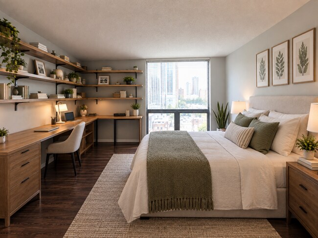 Virtually Staged Bedroom 2