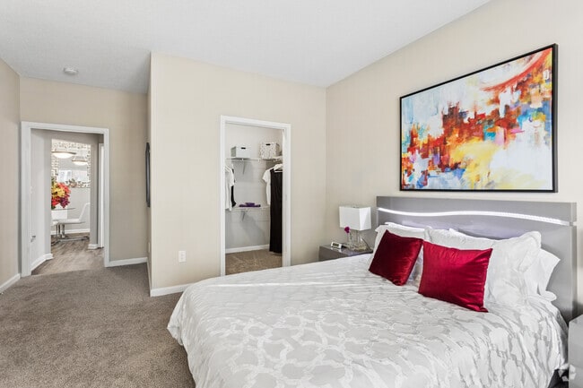 2BR, 2BA - 1,076SF - Second Bedroom