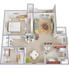 A1-LP floor plan The 85Twenty