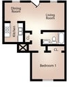 1BR/1BA
