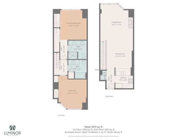 Photo - Opera Plaza view 2 bedroom 2 bath upper townhouse Unit 47