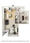 One Bedroom Small