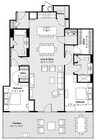 Refined 2 BR + Terrace, Gas Cooking