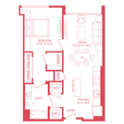 A11 | 1x1 | 708 sq ft