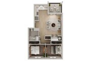 Lakes - 2 BD / 1 BA