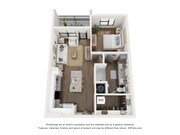 The Starling is a 731 SF one-bedroom apartment with balcony / patio that blends comfort, refinement, and a sense of arrival.