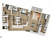 4 habitaciones y 4 baños - D9