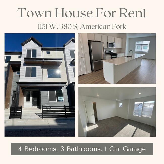 Beautiful New 4-Bedroom, 3-Bathroom Townhouse - Beautiful New 4-Bedroom, 3-Bathroom Townhouse