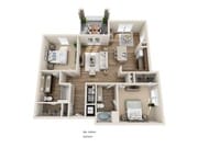 2 Bedroom | 2 Bath | 1212 SF