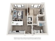 Ara - 1 Bed, 1 Bath, 670 sq. ft.