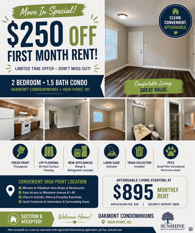 Building Photo - Two bedroom, 1.5 bath condo in High Point--Oakmont Condominiums Unit 2912-D Creekview Ct