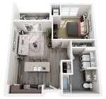 Floor Plan B2 | 22 Slate | Apartments in Madison, WI