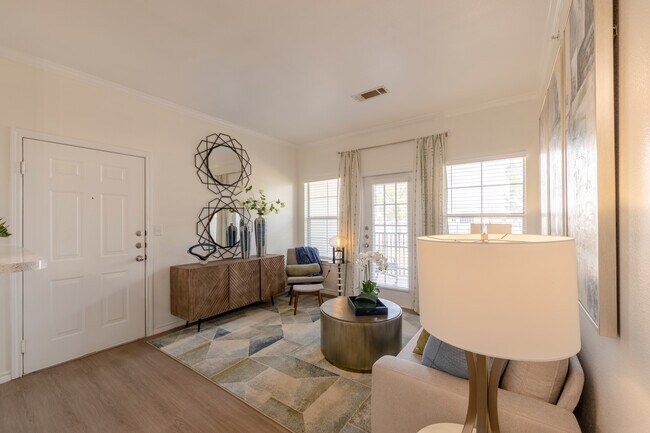 Newly Remodeled A1 – Living Room & Entry - Dakota Arms