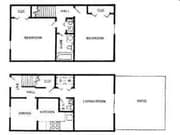 2BR/1.5BA