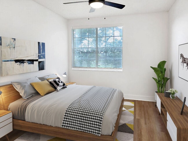 2 BR, 2 BA - Bedroom