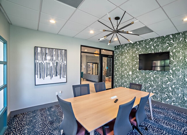 Business Center with Study Rooms