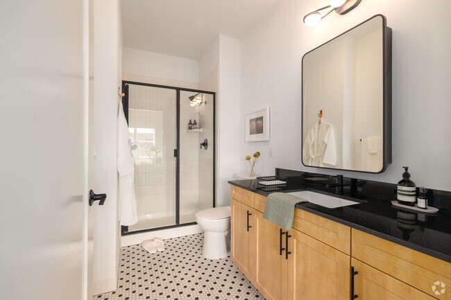 2BR, 2BA - 1,206SF - First Bathroom