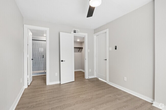 1BR, 1BA - 650SF - Bedromo