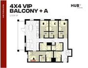4x4 VIP Balcony + A