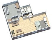 1 Bed/1 Bath