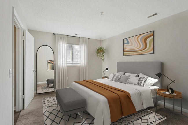 Athens 1 Bed x 1 Bath Floorplan Bedroom - ReNew Belcamp