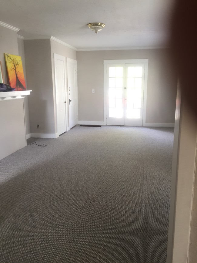 Living room with mantel and French Doors - 575 E Church St Unit 575