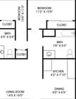 2BR/1.5BA