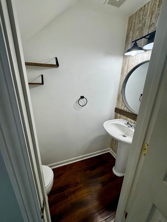 Half bathroom on main floor - 2200 Kilmington Sq