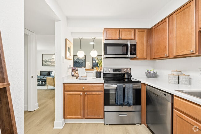 2BR, 1BA - with Washer/Dryer - 750SF - Kitchen - ReNew Kennedy Park
