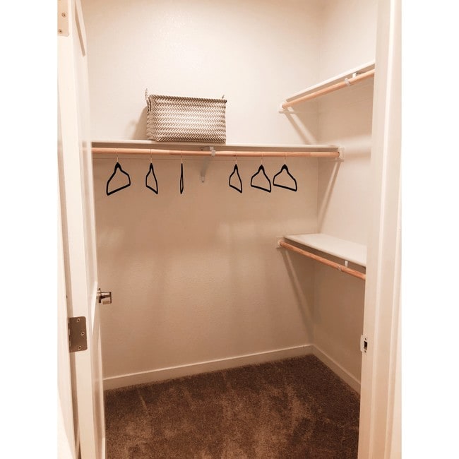 Walk in closets!