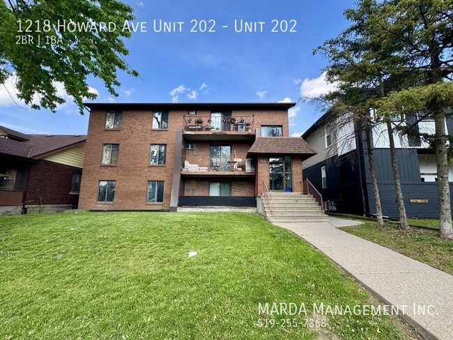 Building Photo - SPACIOUS 2 BED/1BATH W/ BALCONY ON HOWARD & GILES + HYDRO Unit 202