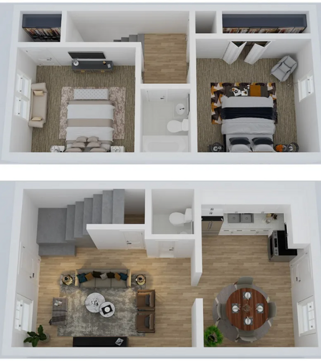 Building Photo - Spacious, affordable two bedroom townhouse... Unit 1106 Marble St. Apt. # D