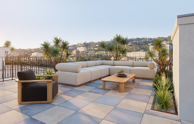 TENTEN Alfred Rooftop Lounging Area
