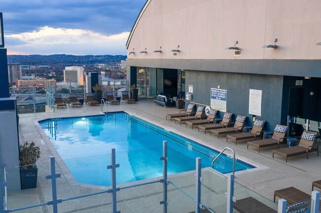 Rooftop pool and sundeck