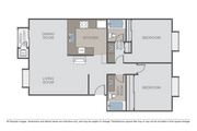 2 Bed 2 Bath (F)