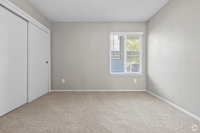 View of bedroom one towards window