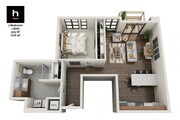 Floorplan 1D - Units 208 & 308