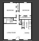 2BR/1BA