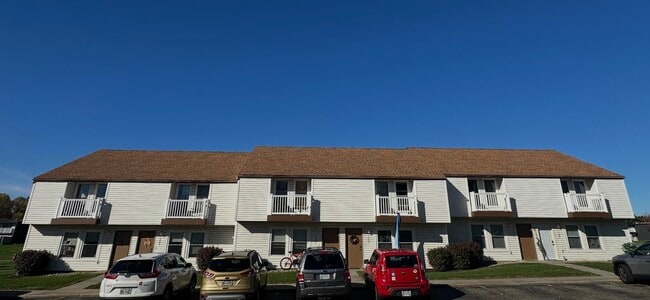 Parking Lot View - KSU East Townhomes - Student Housing